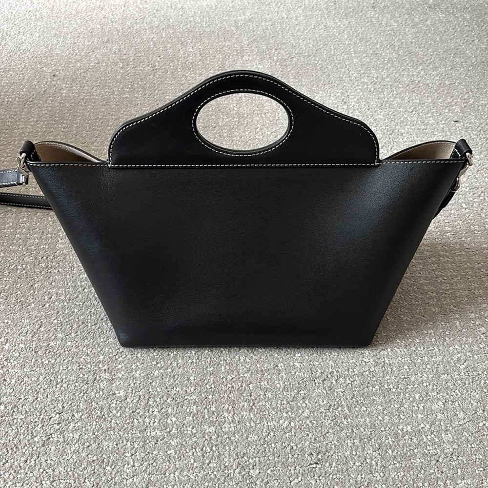 Burberry Leather Soft Pocket Shoulder Bag - Picture 3 of 9